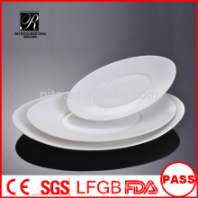 Manufacturer porcelain /ceramic banquet meat plate oval plate